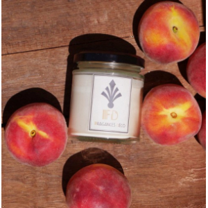 Bougie parfumée pêche de vigne