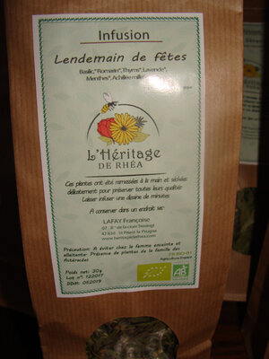 Tisane 'lendemain de fêtes'