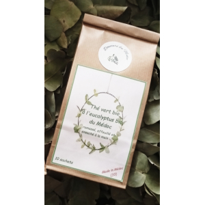Thé vert à l'eucalyptus bio du médoc sachets