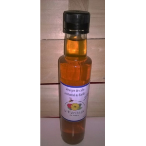 Vinaigre de cidre aromatisé au basilic