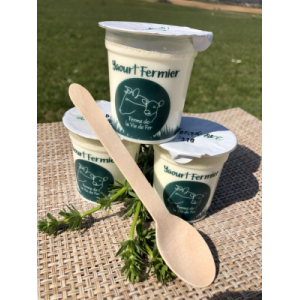 Yaourt aromatisé framboise