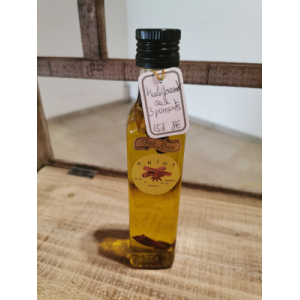 Huile gourmets aux 3 piments