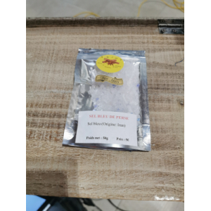 Sel bleu de perse