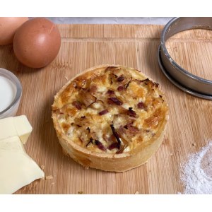 Quiche individuelle lorraine - sans gluten