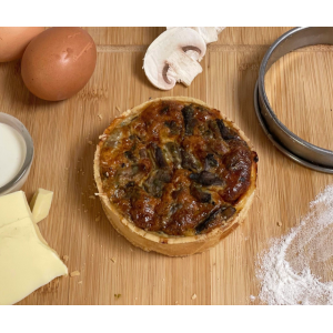 Quiche oignons - sans gluten