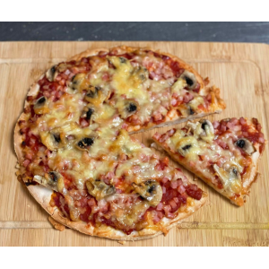 Pizza individuelle reine - sans oeuf