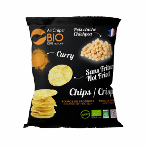 Chips saveur pois chiche et curry