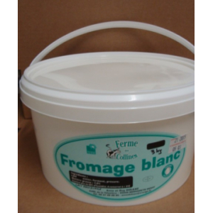 Fromage blanc battu seau de 3 kg