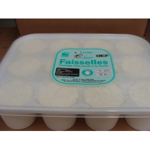12 faisselles de 125 gr