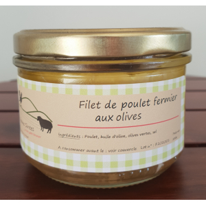 Filet de poulet fermier aux olives