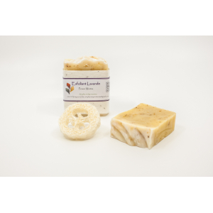 Savon exfoliant lavande