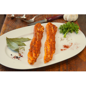 Poitrine bio tranchée marinée (barbecue)