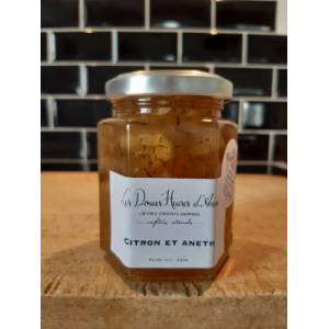 Confiture citron et aneth
