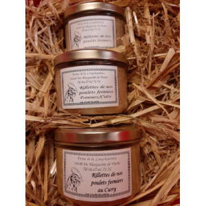 Rillettes poulet fermier nature