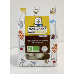 Etui 130g noix de cajou chocolat blanc bio