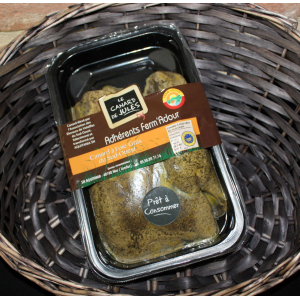 Foie gras de canard lobe entier mi-cuit