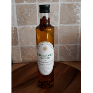 Huile de colza pimentée