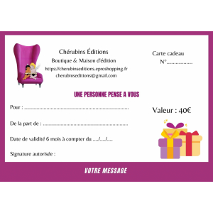 Carte cadeau 40 euros