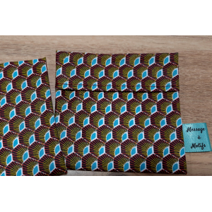 Pochette lavable 'framboise'