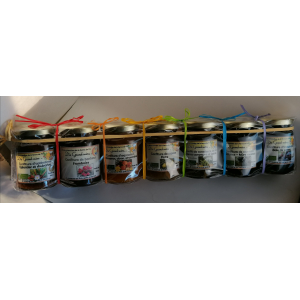 Lot de 7 confitures en 125 g