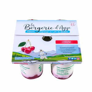 Pack 4 yaourt brebis bio 'cerise'