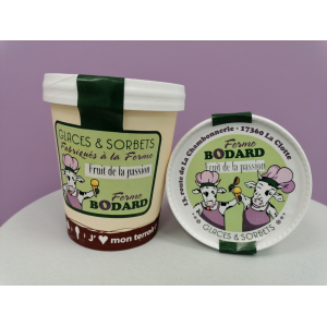 Crème glacée fruit de la passion