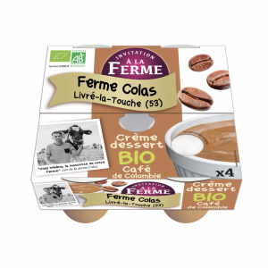 Crème dessert au café de colombie