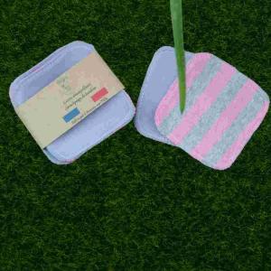 Lot de 5 carrés démaquillants série 2