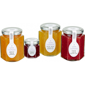 Confiture pêche jaune au bouquet de garrigues