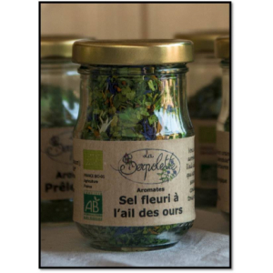 Sel fleuri à l'ail des ours