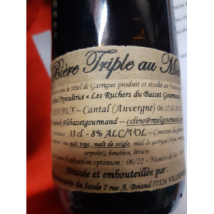 Bière triple au miel 33 cl 🍻