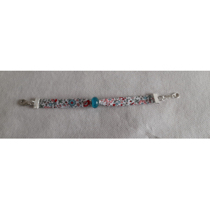 Bracelet fantaisie perle bleue