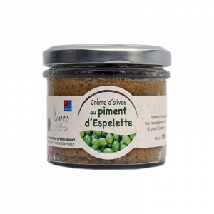 Crème d'olives au piments d’espelette