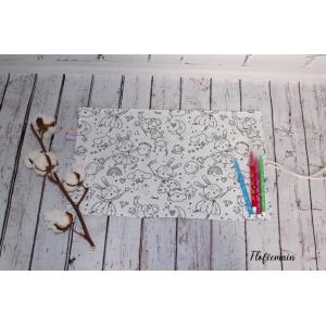 Set de table à colorier