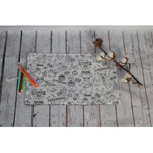 Set de table à colorier