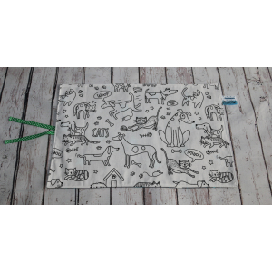 Set de table à colorier