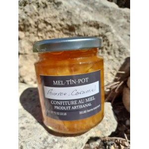 Confiture au miel et pommes caramel