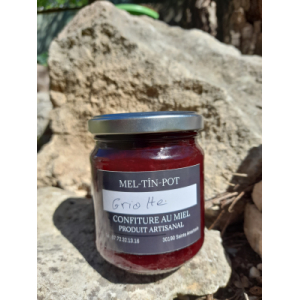 Confiture au miel et griottes