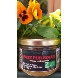 Terrine boeuf orange/gingembre bio