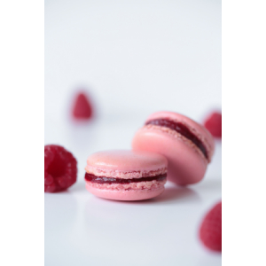 Macaron framboise meeker x4