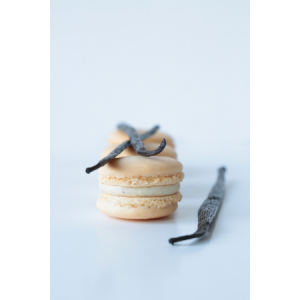 Macaron vanille de tahiti x2