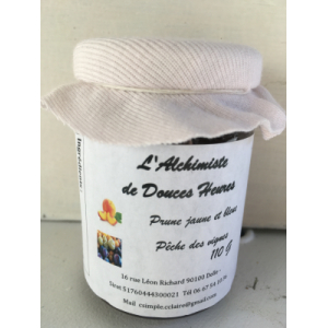 Prune jaune et bleue - pêche des vignes