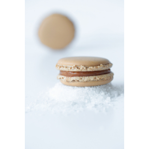 Macaron caramel fleur de sel de guérande x6