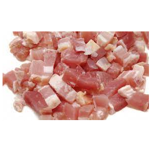 Lardons découpés