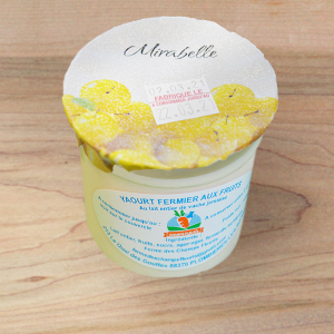 1 yaourt brassé mirabelle