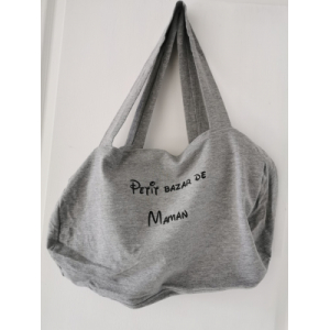 Sac petit bazar de maman gris