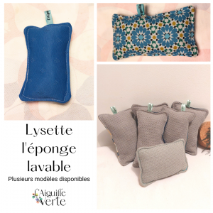 Lysette - l'éponge lavable et réutilisable