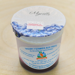 1 yaourt à la confiture de myrtille