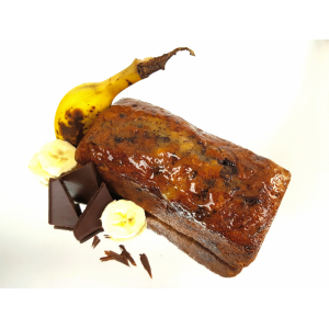 Cake banane et chocolat noir