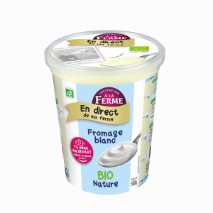 Fromage blanc pasteurisé pot de 500g